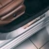 Mercedes-Benz door sill protector with PPF kit, custom fit for luxury vehicles.
