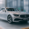 Mercedes-Benz sedan with protective PPF kit by RIKECOOL, showcasing premium vehicle protection.