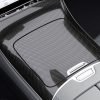 Mercedes-Benz interior carbon fiber trim protection.