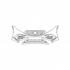 Alternative view of EQS Protection Film Kit | Front Bumper Protection