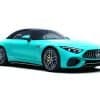 Mercedes AMG SL with full hood protection film for enhanced paint protection.