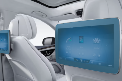 EQS SUV Protection Film Kit | Rear Display Screens